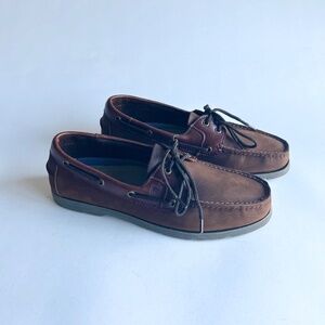 Men’s Sperry Brown Genuine Leather Topsider Loafers size 11